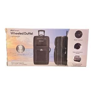 iFLY Smart 29" Extra Large Capacity Lightweight Wheeled Duffel - Black